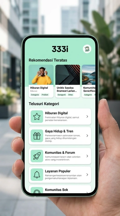 Akses Lengkap Aplikasi Populer di 333i — Temukan Semua Kategori