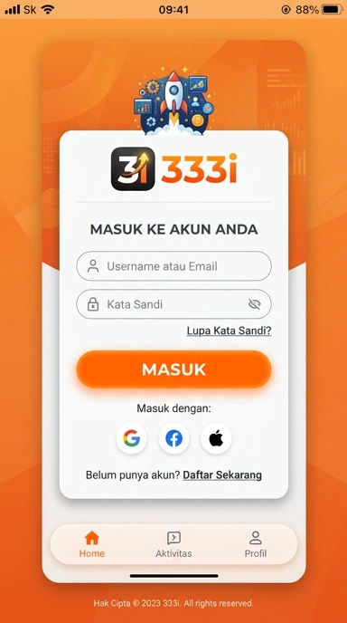 Panduan Masuk Akun 333i untuk Pengguna Android