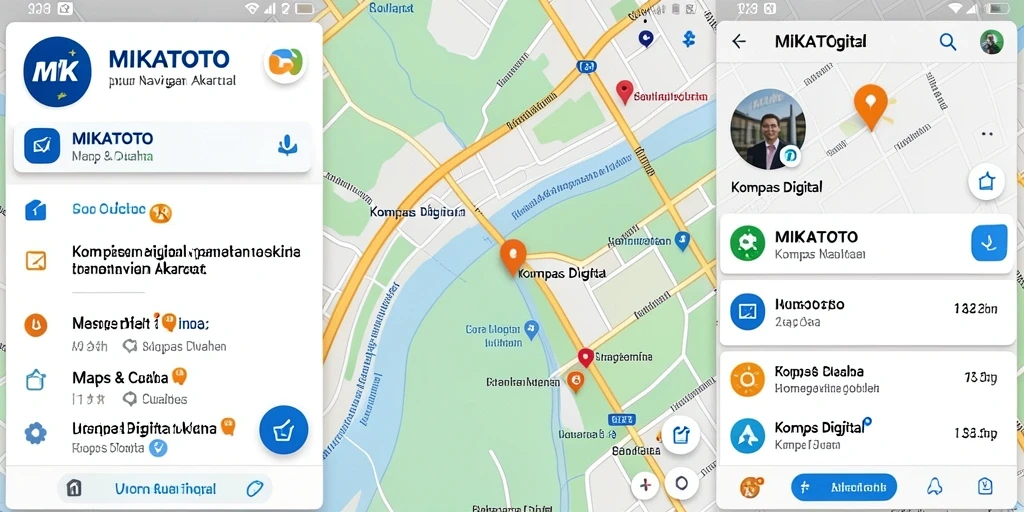 Tampilan antarmuka MIKATOTO sebagai Kompas Digital yang intuitif.