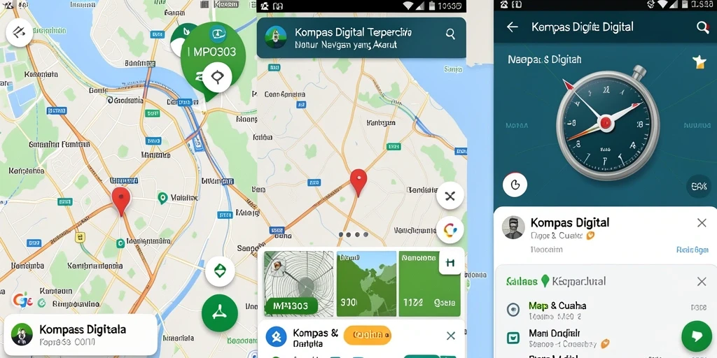 Tampilan antarmuka aplikasi Kompas Digital MPO303 yang modern dan ramah pengguna.