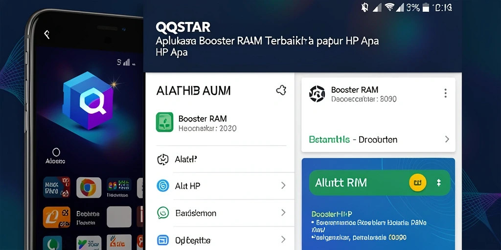 Antarmuka pengguna QQSTAR yang intuitif dan fungsional.
