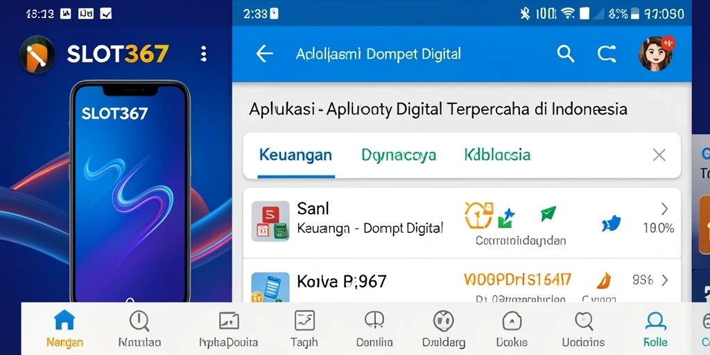 Antarmuka aplikasiyang sederhana dan fungsional dari SLOT367.